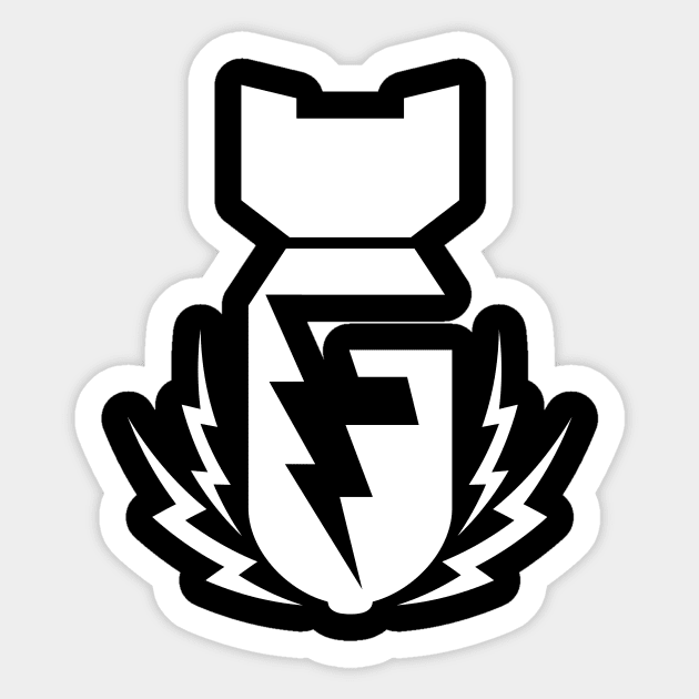 F BOMB!! Sticker by Creature814